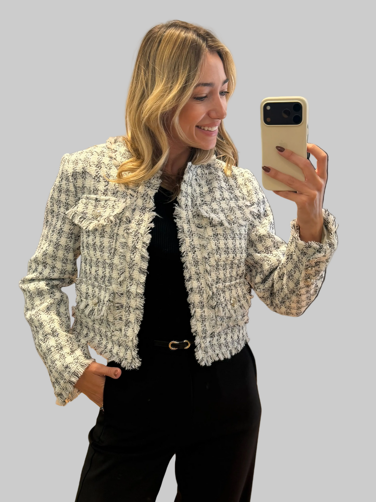 Eliza tweeted jacket