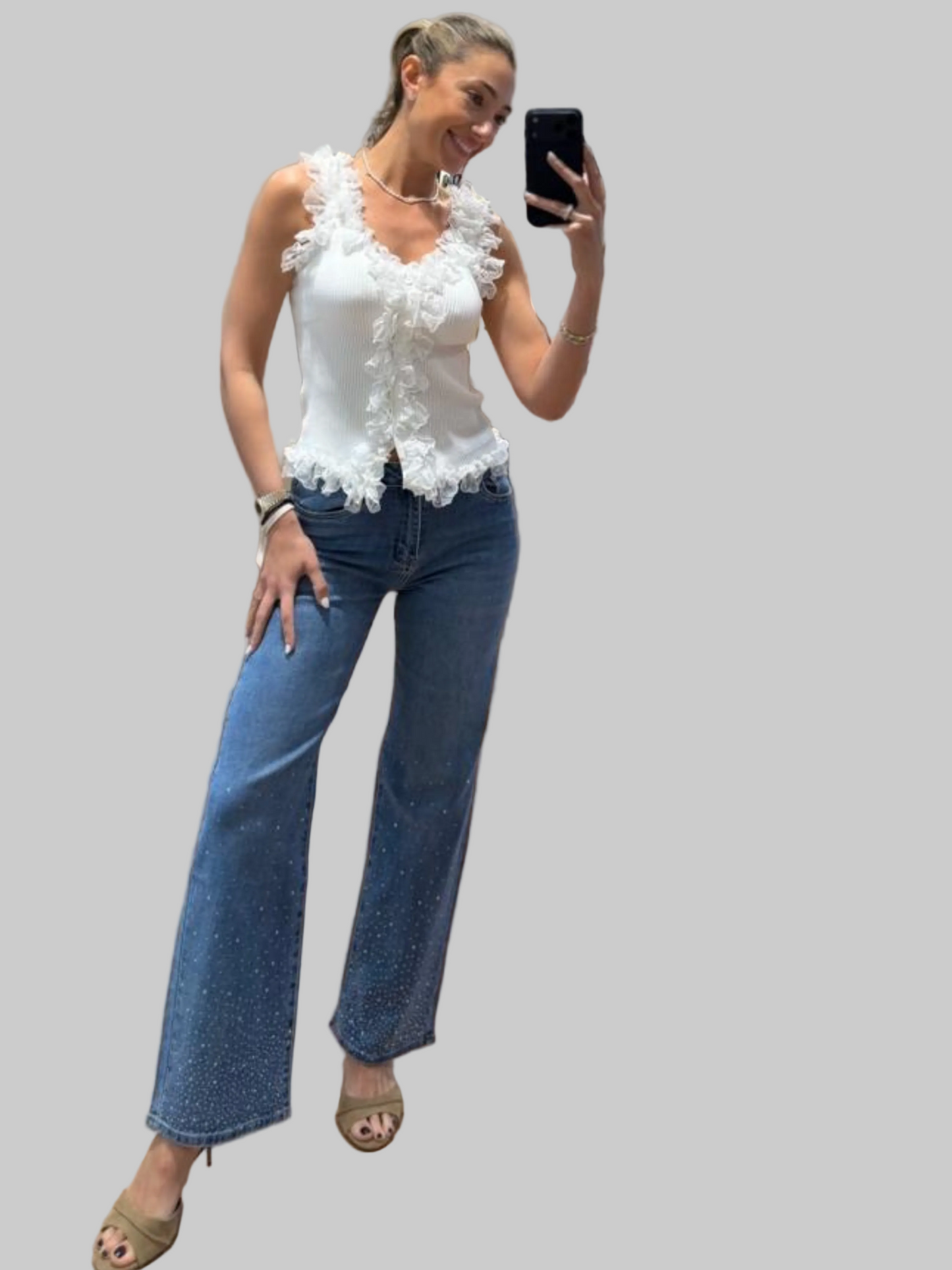 Cleopatra Stras Jeans