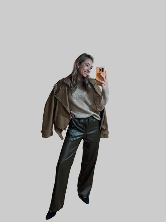 Rena Eco Leather Trousers