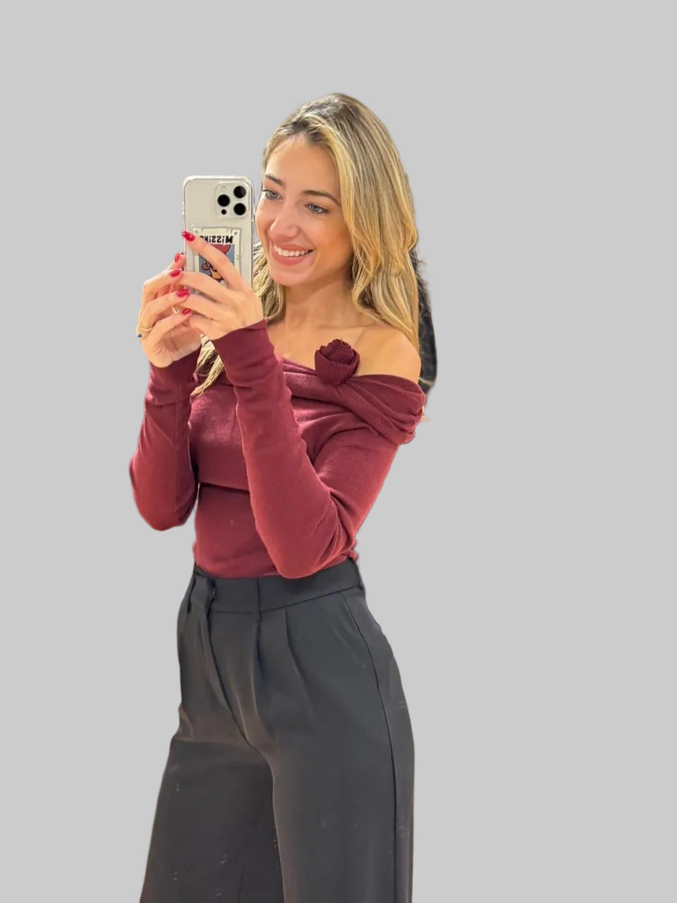 Rose Off shoulders top