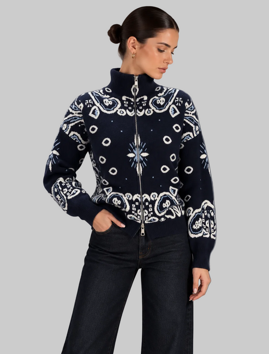 Bandana cardigan