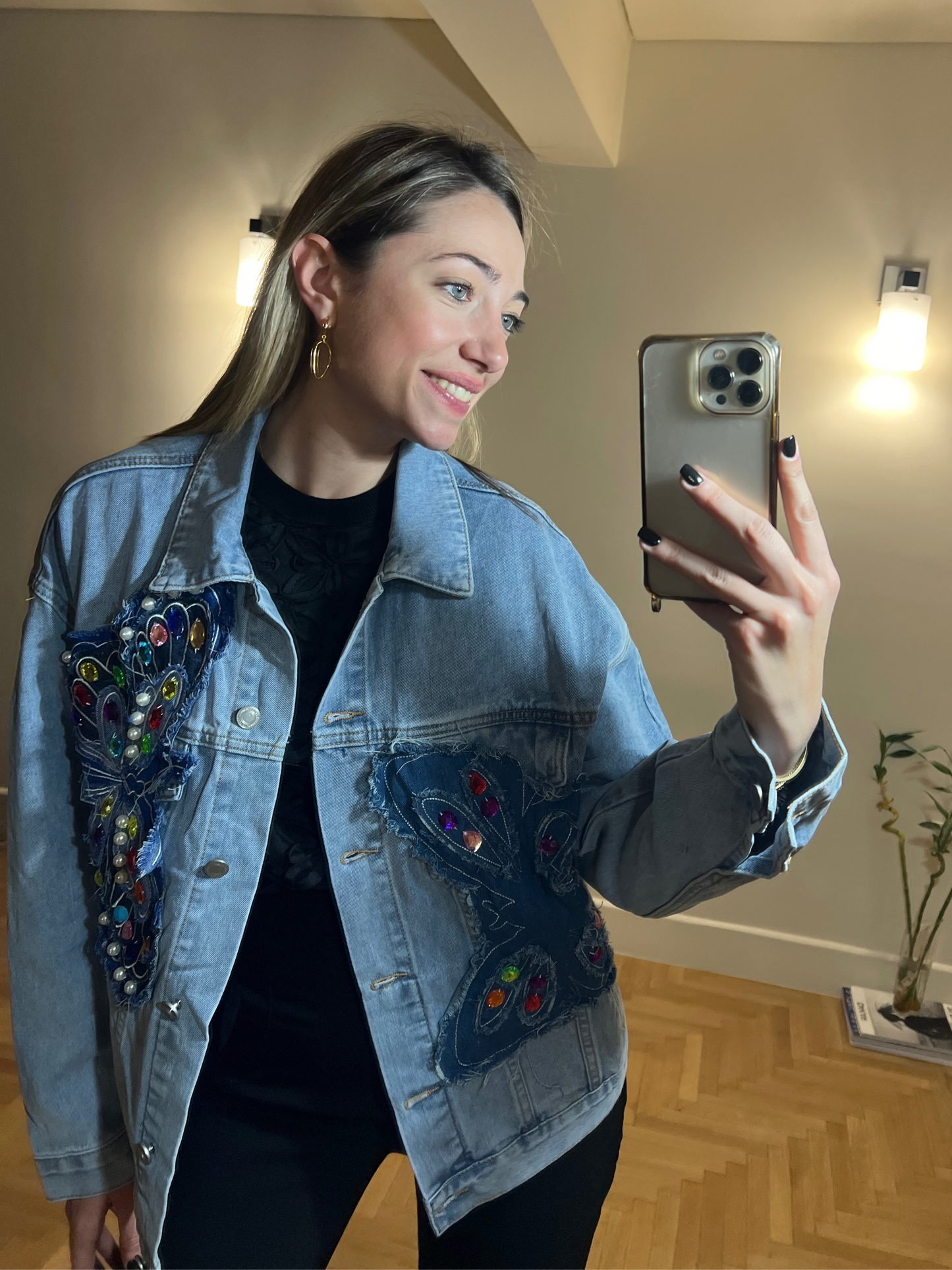 Butterfly Denim jacket