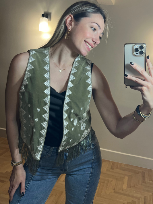 Vest with prints